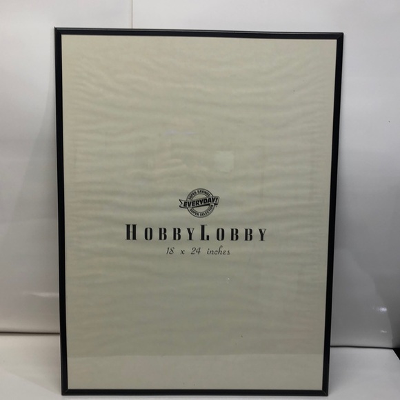 Hobby Lobby Plastic Black Wall Frame 18” x 24” - Picture 1 of 8